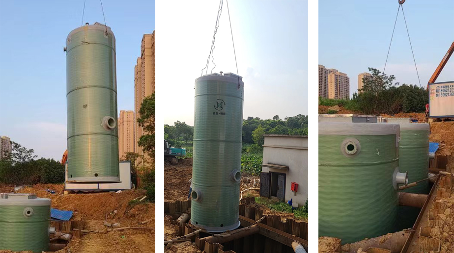 一体化预制泵站适用于低洼地区雨污水的收集与输送